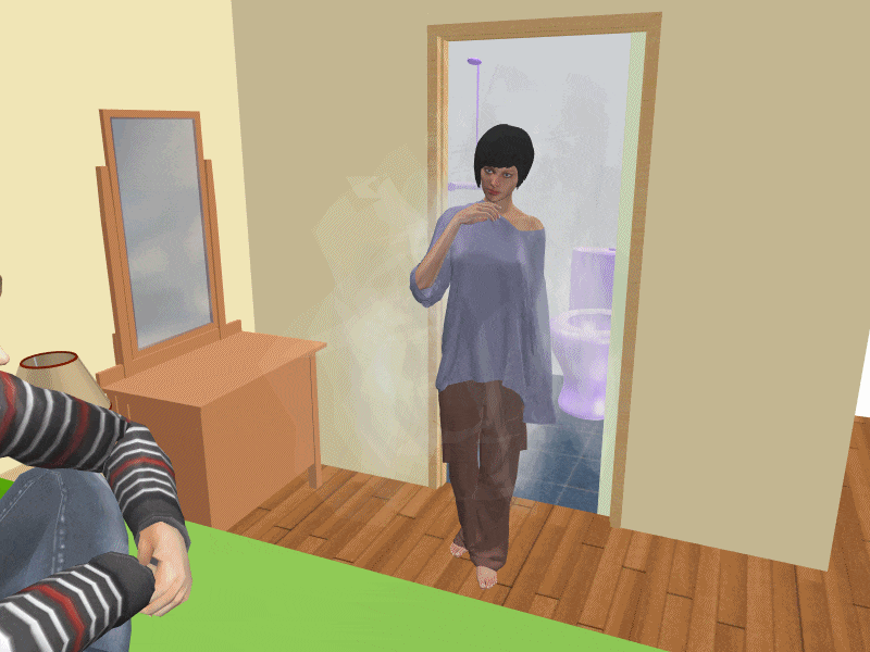 五帝錢化解廁所門沖床