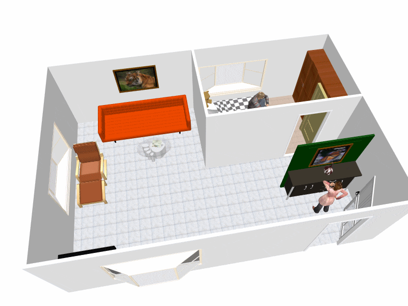 化解大門正對房門、房間風水禁忌