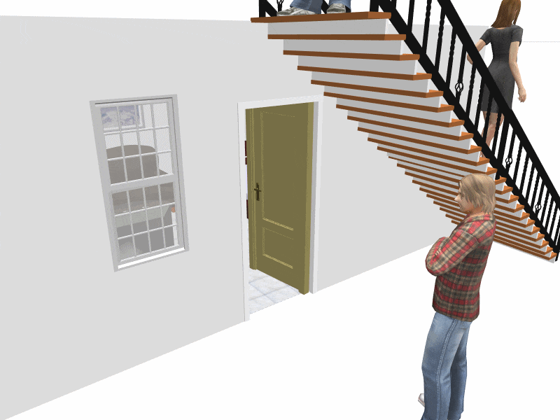 化解樓梯壓門、大門風水禁忌